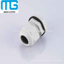 Conector de glándulas de cable plano PG19white, conector de empalme de cables con rango de cable de 13-18 mm, junta, aprobación CE